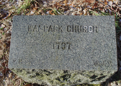 Walpack church marker