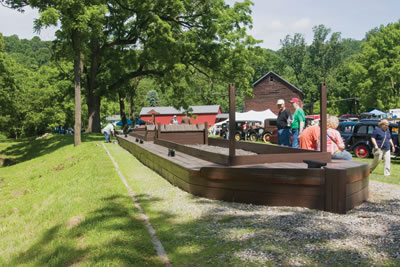 canal boat replica