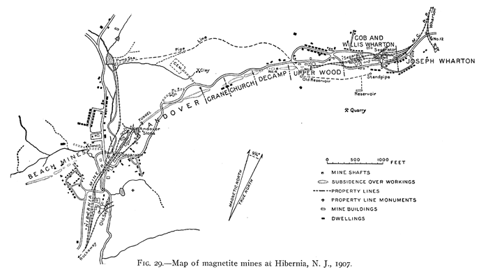 Hibernia Mine Map