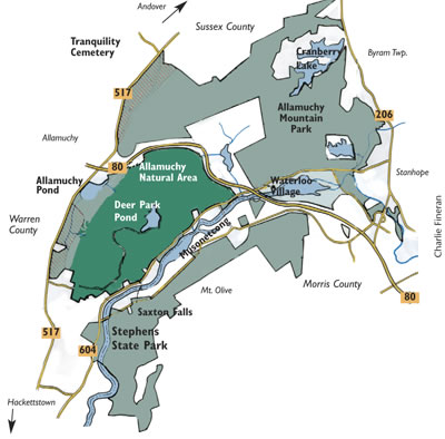 Map Allamuchy 